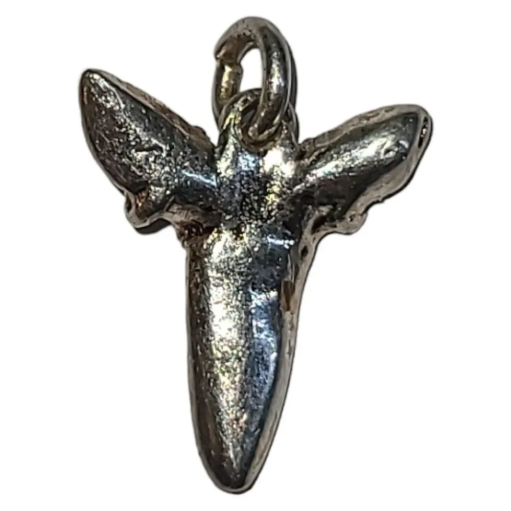 Vintage Silver Tone Shark‎ Tooth Charm